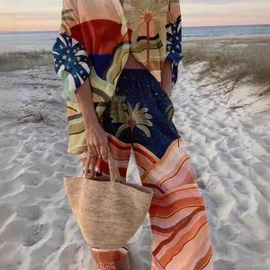 Printed Two-Piece Set