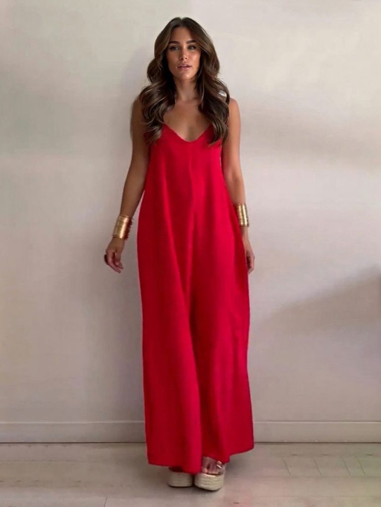 Wide-Leg Resort Jumpsuit