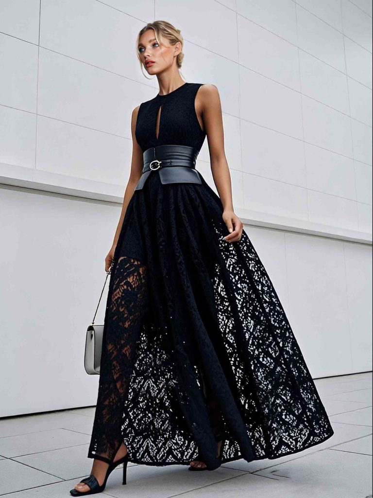 Lace Elegant Maxi Dress