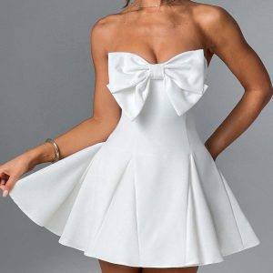 Strapless Elegant Mini Dress