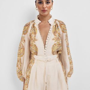 Printed Elegant Two-Piece Set
