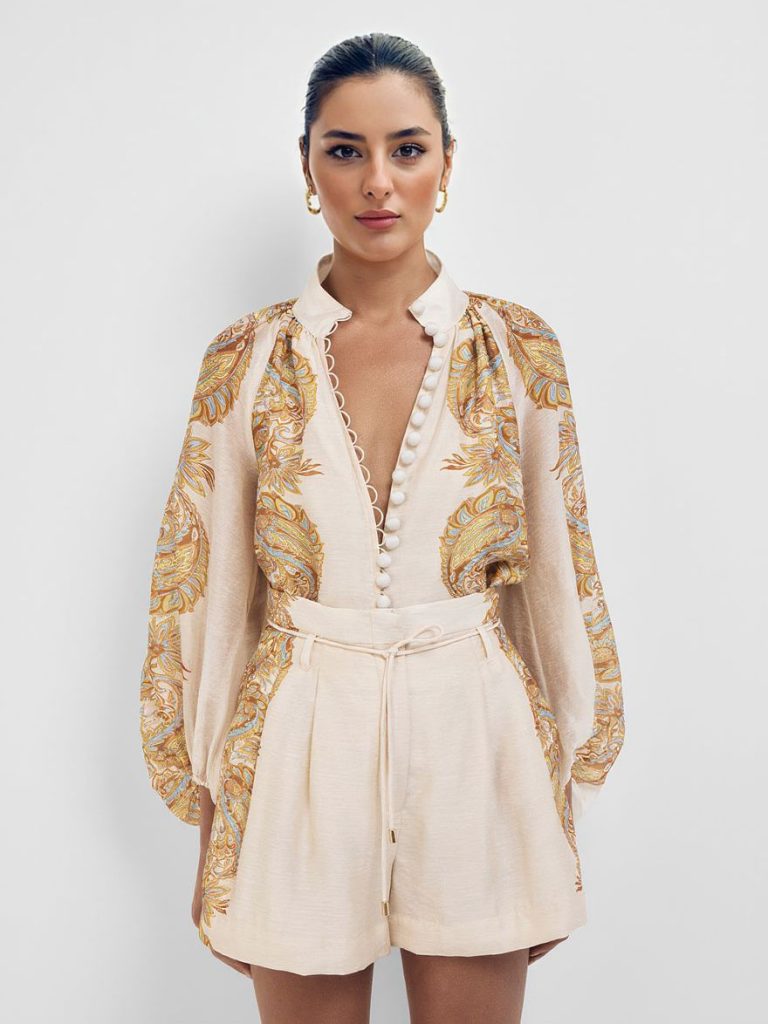 Printed Elegant Two-Piece Set