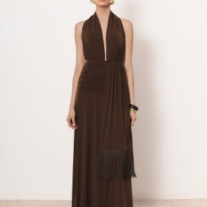 V-Neck Maxi Dress