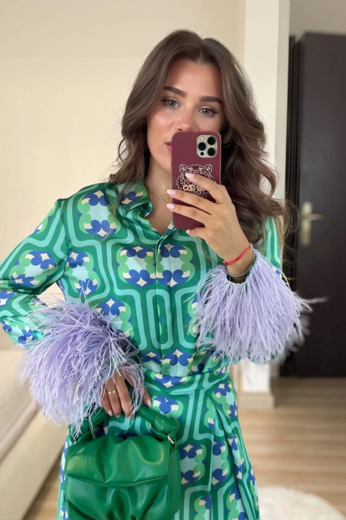 Printed Loose Fit Blouse